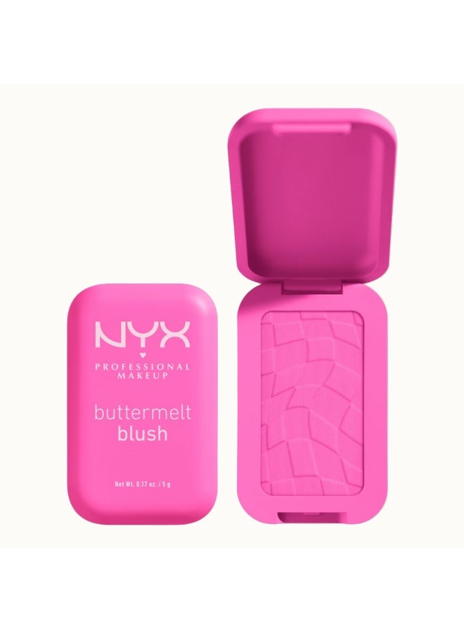 NYX PROFESSIONAL MAKEUP NYX Buttermelt Blush,  01 - My Butta Half - Image 1